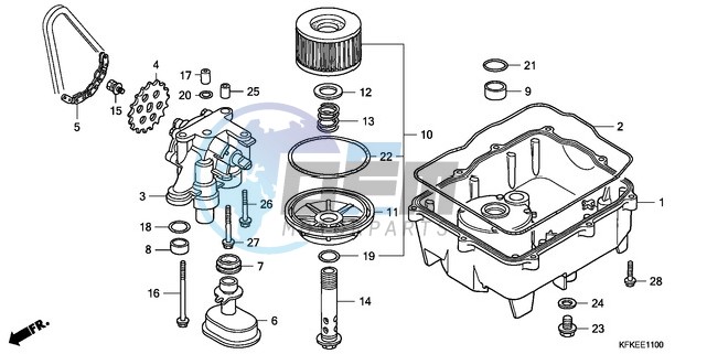 OIL FILTER/OIL PAN/OIL PU MP