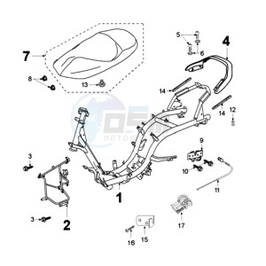 ELYSTAR ADV2N drawing FRAME AND SADDLE