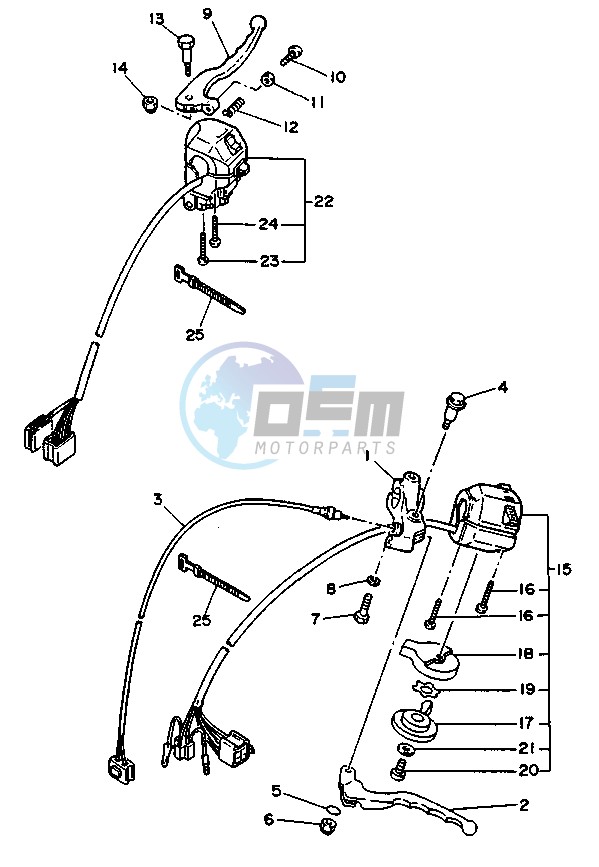 HANDLE SWITCH-LEVER XV 2505