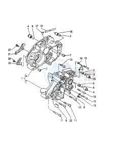 TZR RR 125 drawing CRANKCASE