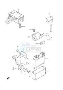 DF 25 V-Twin drawing Rectifier/Ignition Coil