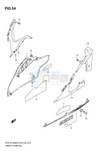 GSX-R1000 (E3-E28) drawing UNDER COWLING (MODEL K9)