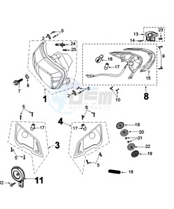 TWEET 125 V PRO drawing LIGHTING