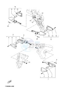 XT660Z TENERE (2BD6 2BD6 2BD6) drawing FLASHER LIGHT