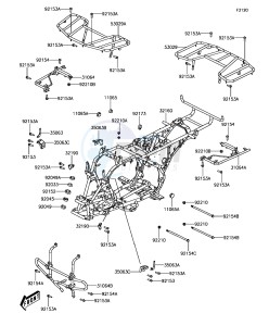 BRUTE FORCE 300 KVF300CJF EU drawing Frame