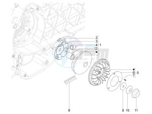 TYPHOON 125 4T 2V E3 (APAC) drawing Driving pulley