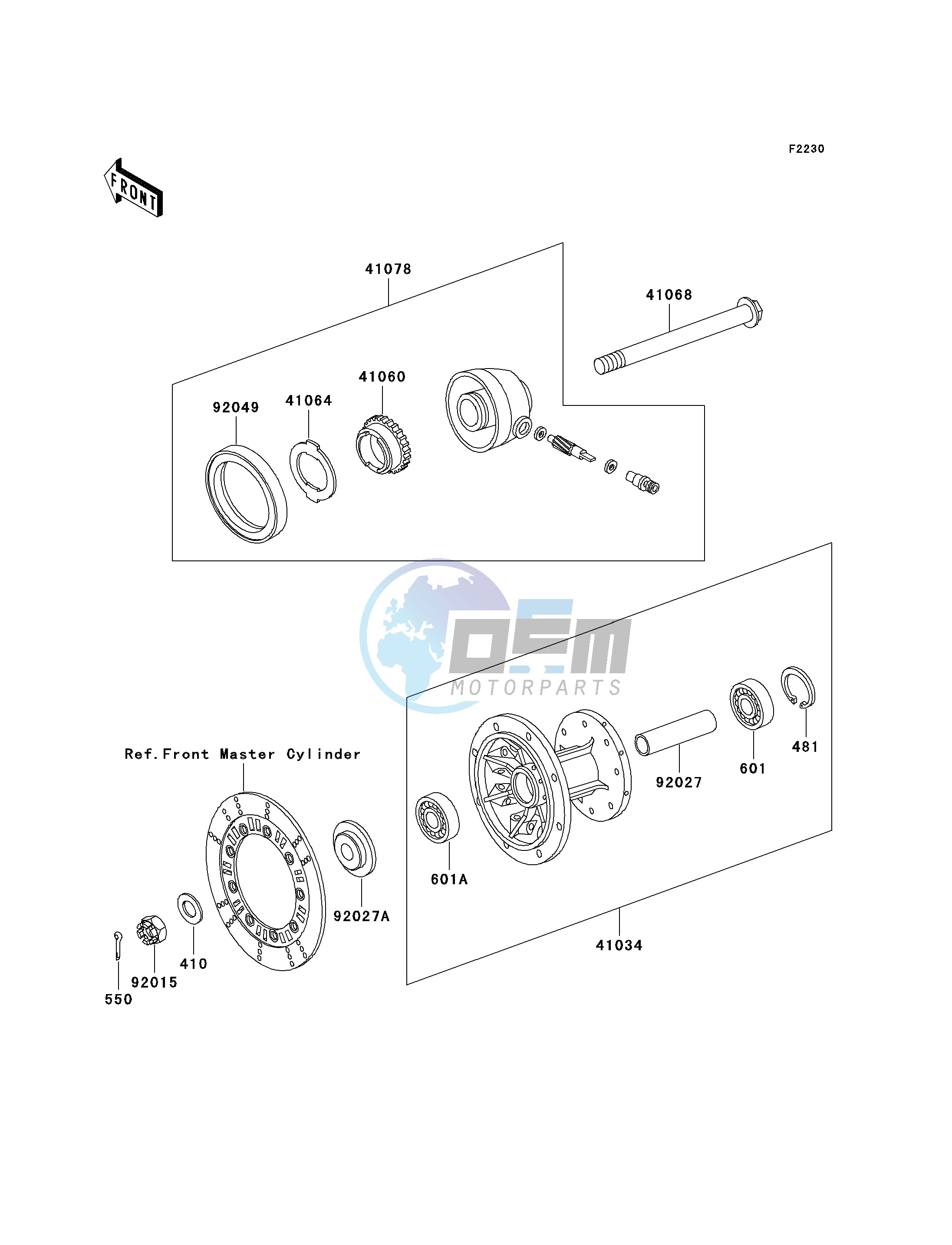 FRONT HUB