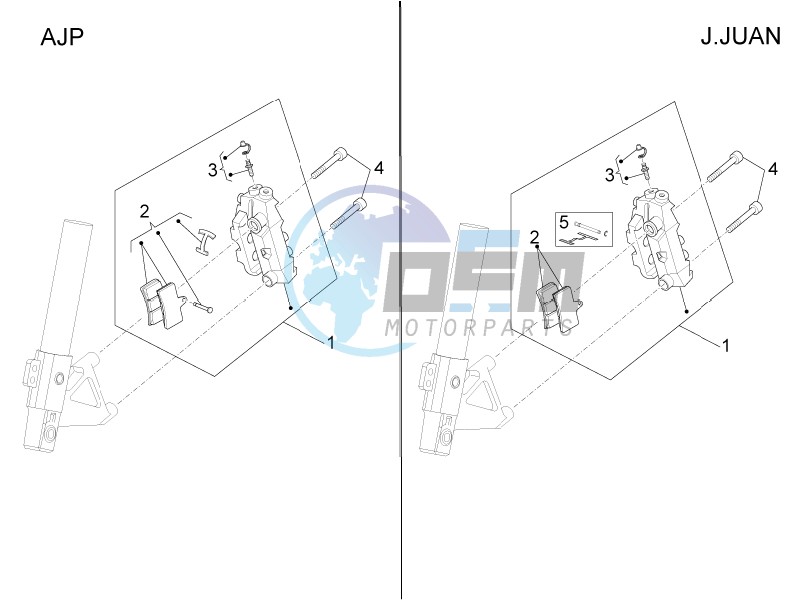 Front brake caliper