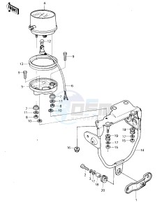 KL 250 A [KLR250] (A3-A4) [KLR250] drawing METER