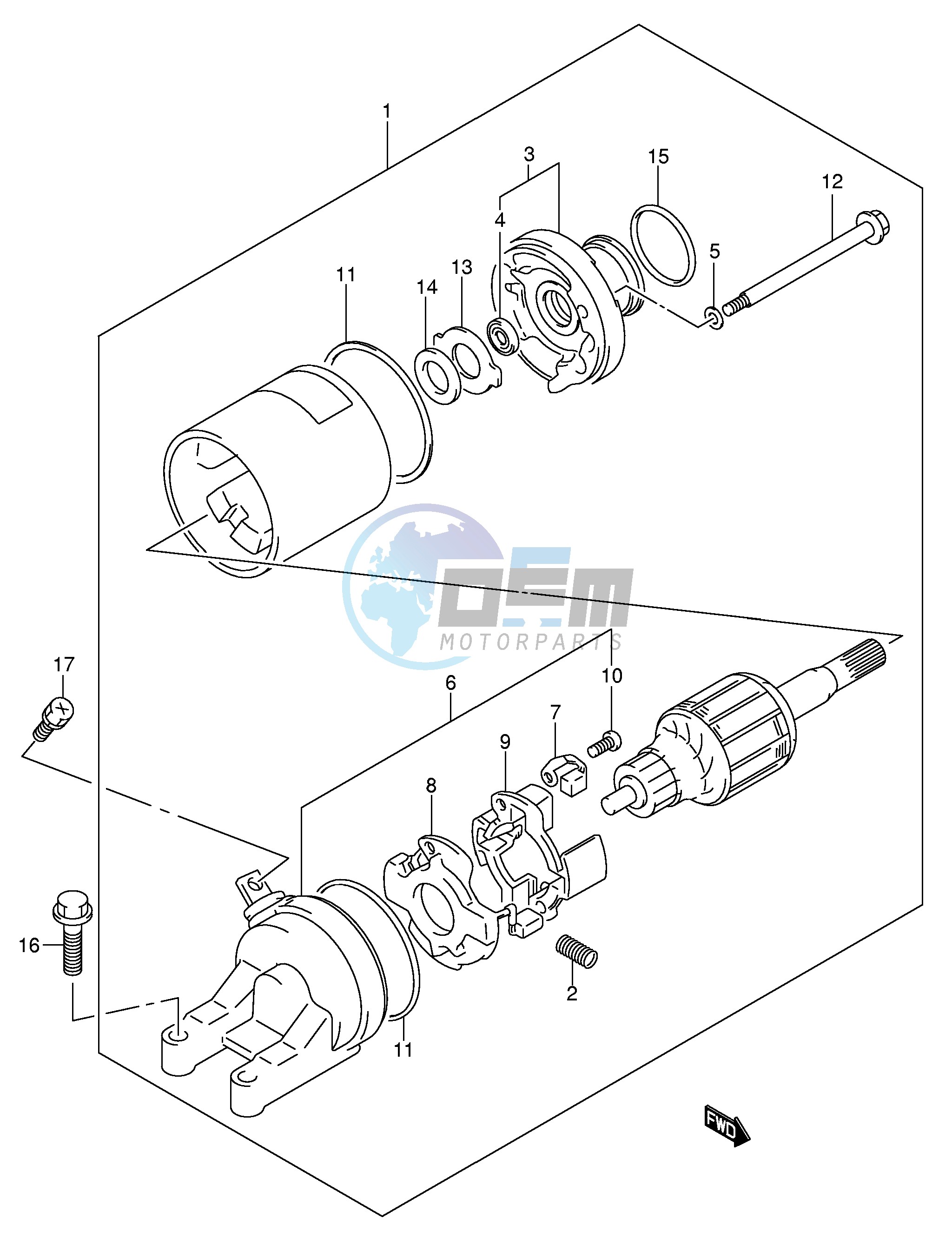 STARTING MOTOR