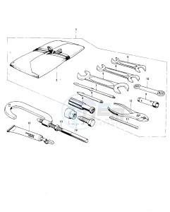 MC1 (A-B) 90 drawing OWNER TOOLS_SPECIAL SERVICE TOOLS -- 73-75 MC1_MC1-A_MC1-B- -