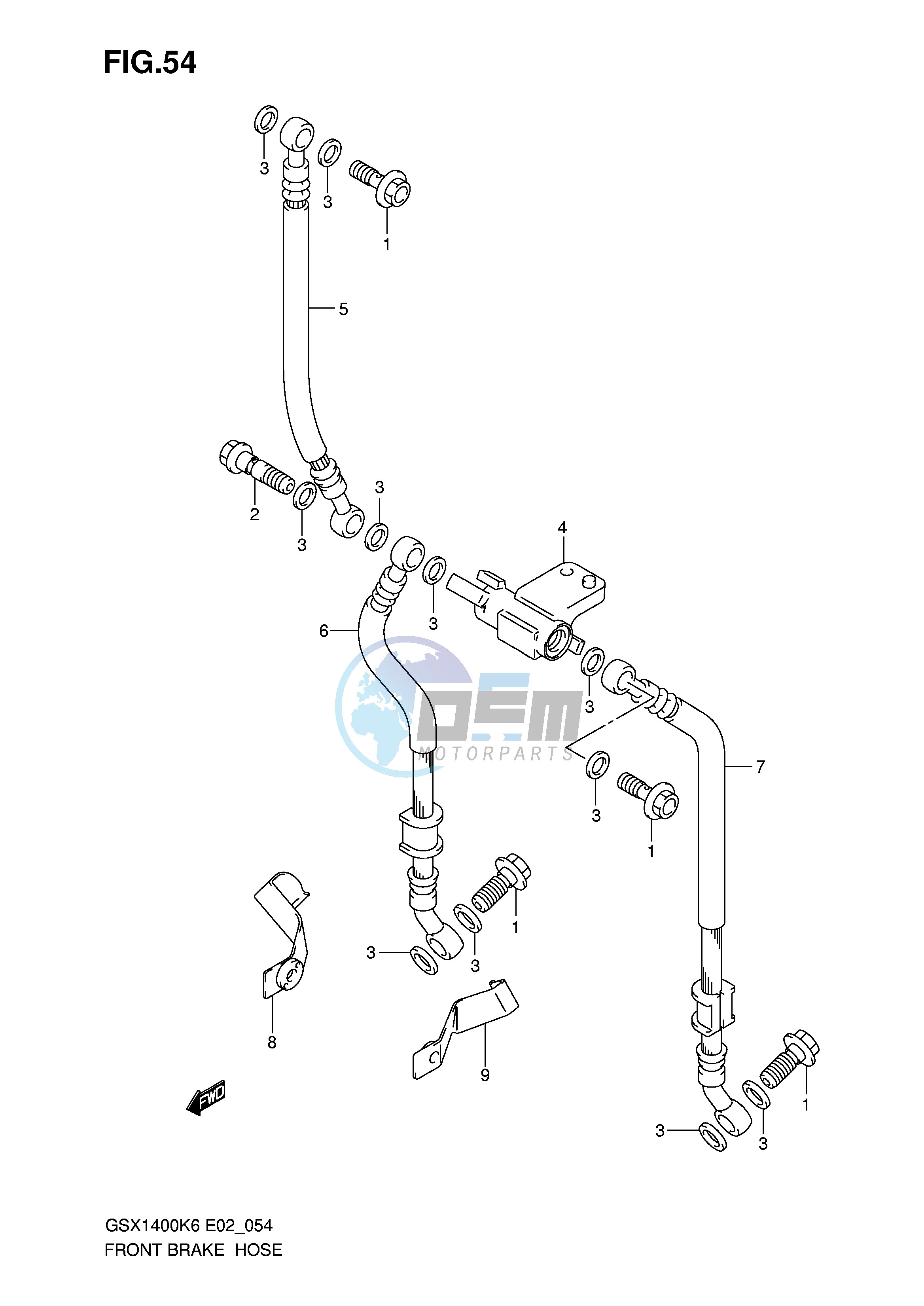 FRONT BRAKE HOSE