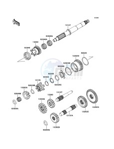 KVF750 4x4 KVF750LCS EU GB drawing Transmission