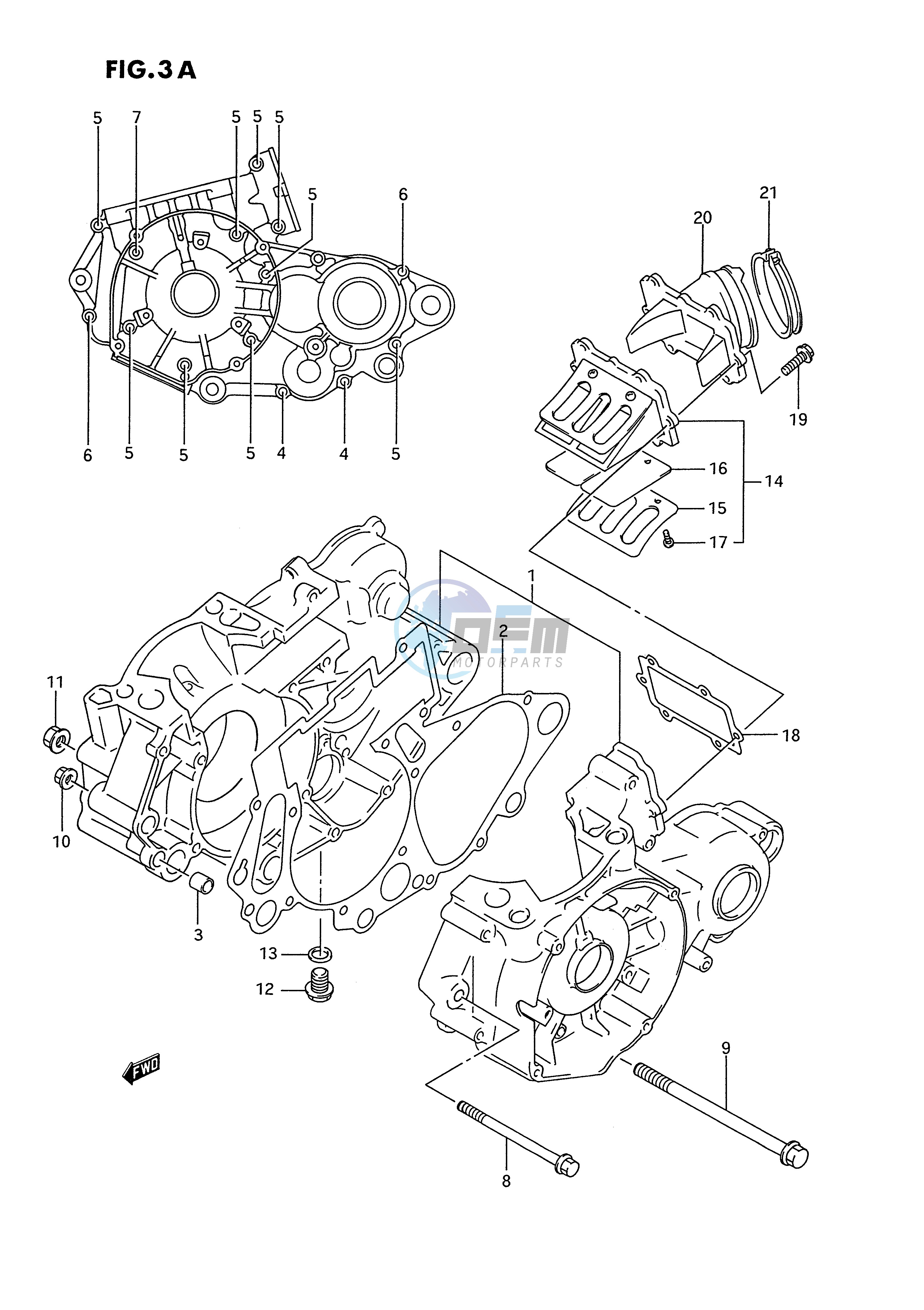 CRANKCASE (MODEL R S)