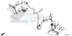 NSS125ADF Forza 125 - NSS125AD UK - (E) drawing FRONT WINKER