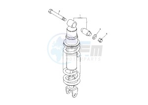 FZS FAZER (FZS600S) 600 drawing REAR SUSPENSION