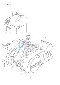 DS80 (E24) drawing CRANKCASE COVER