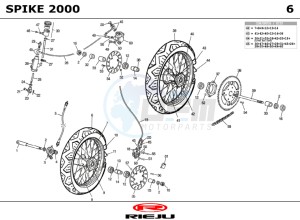 SPIKE-50-BLUE drawing WHEEL - BRAKES