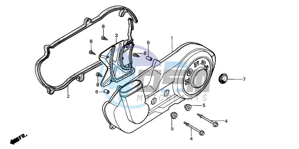 LEFT CRANKCASE COVER