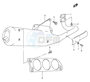 AE50 (E71) drawing MUFFLER