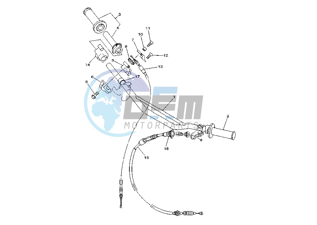 STEERING HANDLE -CABLE