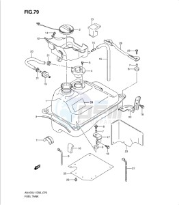 AN400Z drawing FUEL TANK (AN400L1 E2)