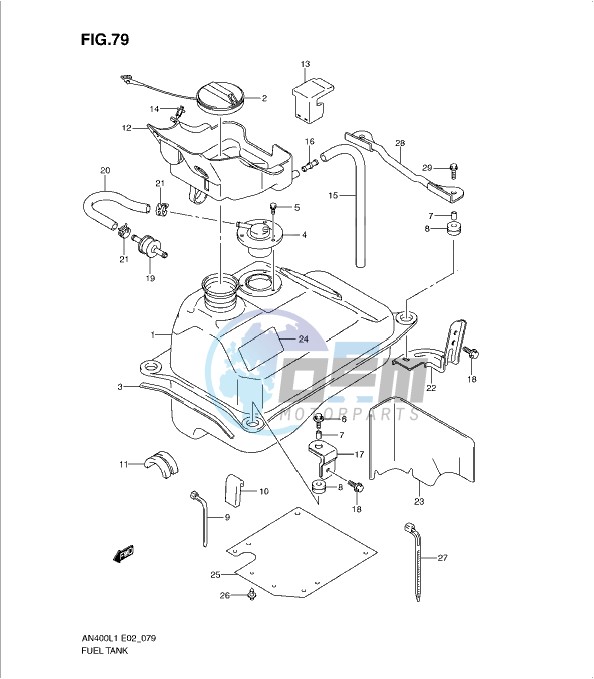 FUEL TANK (AN400L1 E2)