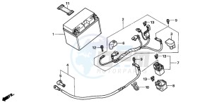 VFR800A drawing BATTERY