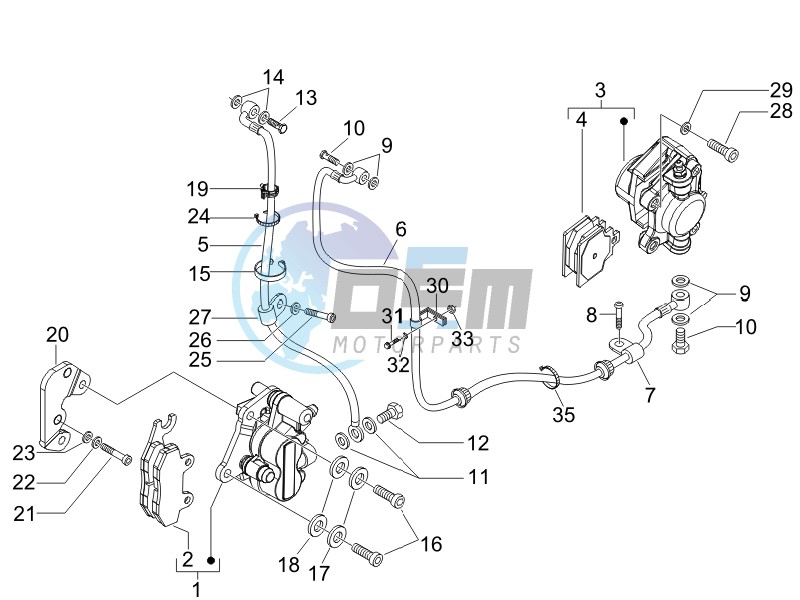 Brakes hose  - Calipers