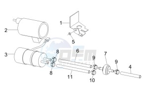 Liberty 125 4t e3 (UK) UK drawing Supply system