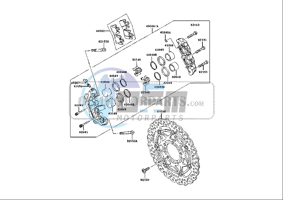 FRONT BRAKE CALIPER