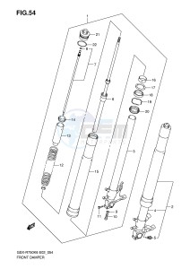 GSX-R750 (E2) drawing FRONT DAMPER