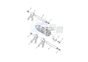 YZF R1 1000 drawing SHIFT CAM-FORK