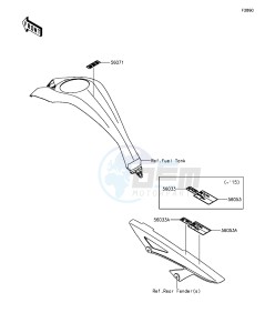 Z1000 ZR1000FFF FR GB XX (EU ME A(FRICA) drawing Labels