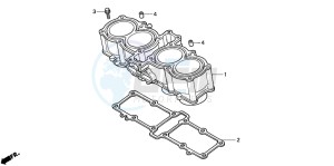 CB1300A CB1300SUPER FOUR drawing CYLINDER