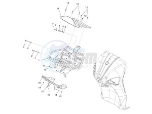 Liberty 125 4t ptt (SL) SL drawing Front luggage rack