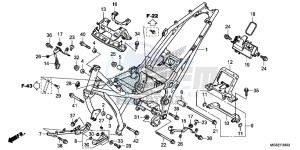 NC700SDC drawing FRAME BODY