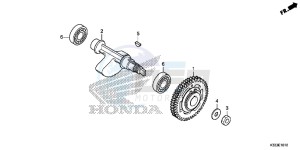 CBR300RAF CBR300RA Europe Direct - (ED) drawing BALANCER SHAFT