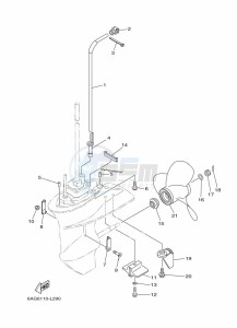 F20BEP drawing PROPELLER-HOUSING-AND-TRANSMISSION-2