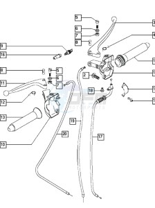 QUADRO_E-START_25-45kmh_K8-L0 50 K8-L0 drawing Handlebar II