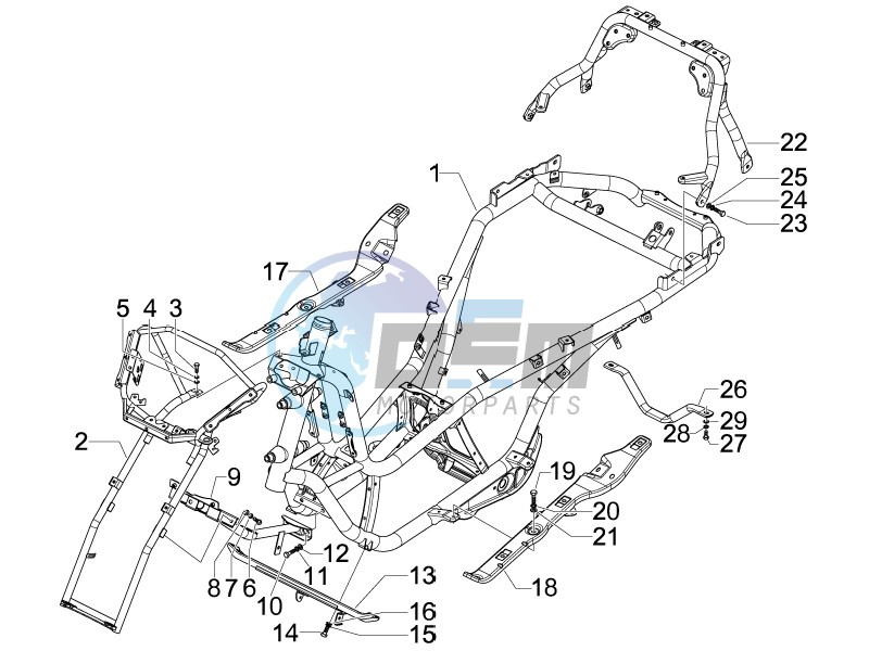 Frame bodywork