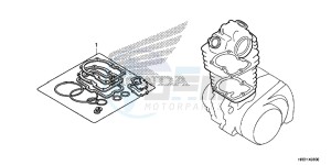 TRX420FM2H Europe Direct - (ED) drawing GASKET KIT A