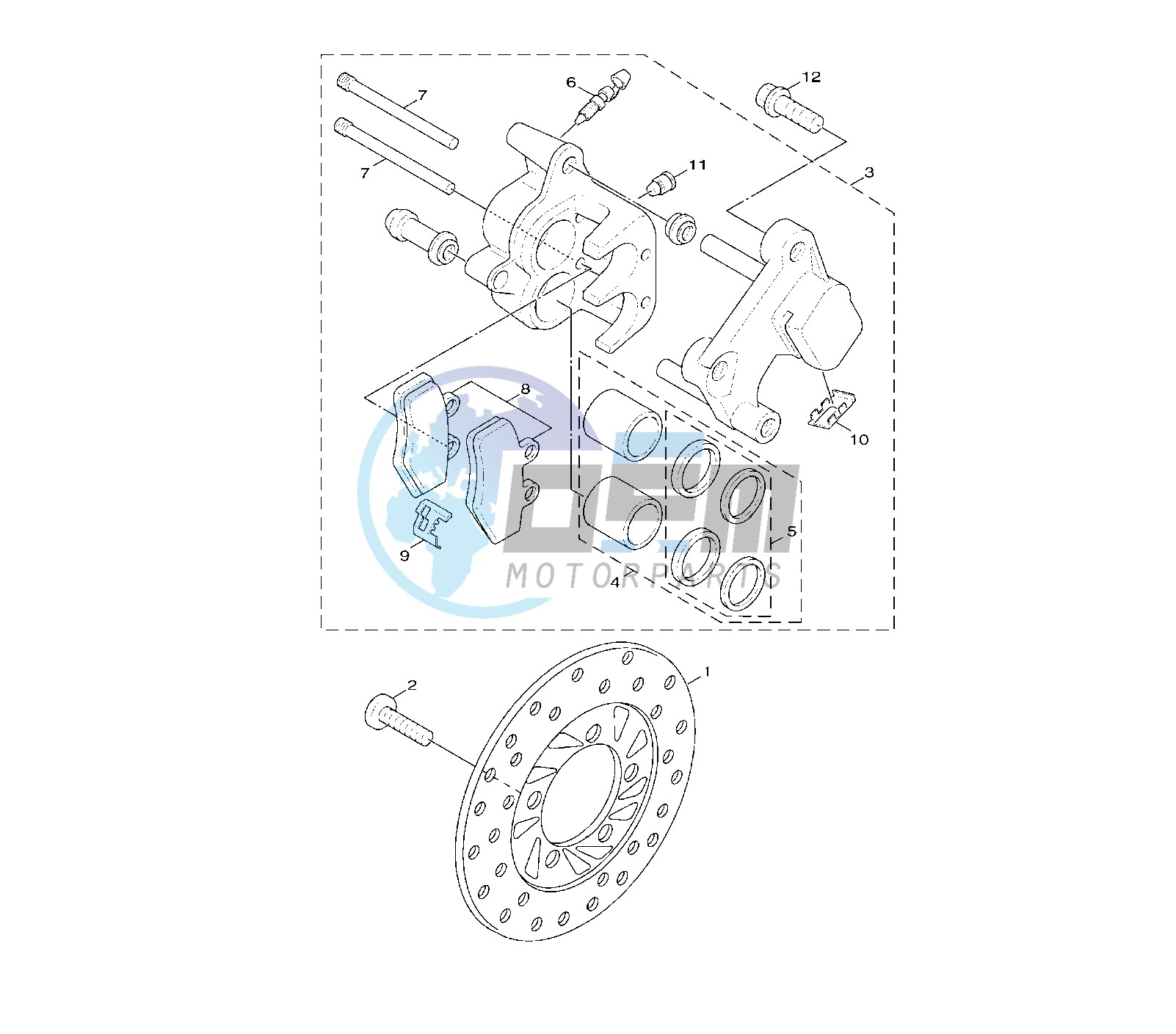 FRONT BRAKE CALIPER