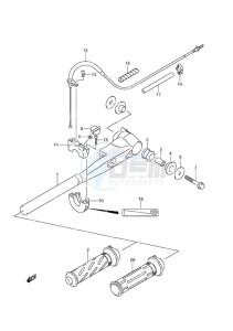 df 2.5 drawing Tiller Handle