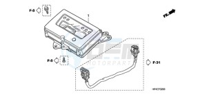 TRX420FPMA U / PS 4WD drawing METER