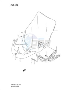 AN650 drawing WIND SCREEN (AN650L1 E19)