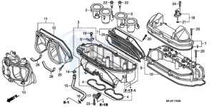 CBR600RRA Korea - (KO / ABS) drawing AIR CLEANER