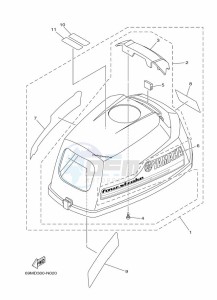 F2-5AMHL drawing FAIRING-UPPER