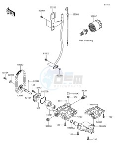 JET SKI STX-15F JT1500AGF EU drawing Oil Pump