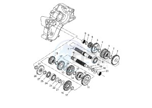 DT R - DT RSM 50 drawing TACHOMETER GEAR